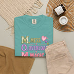 M.O.M. Graphic Tee — "Mess Overload Magic" Cute Mom Shirt