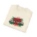 Super Grandpa Welsh Flag/ Wales themed T-Shirt – Retro Comic Gift Tee for Grandfather | Father’s Day & Birthday Present