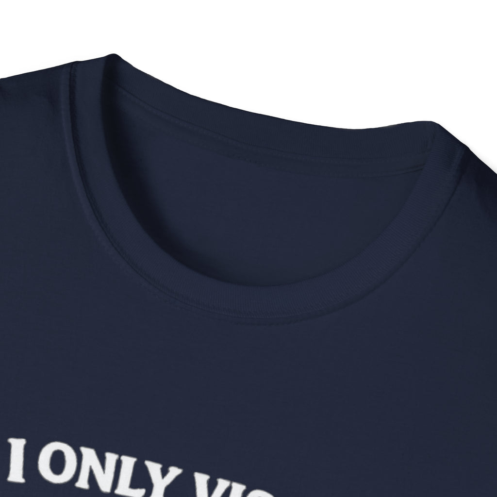 Grandad Biscuits T-Shirt — "I Only Visit Grandad for the Biscuits" Funny Grandpa Tee
