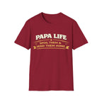 Papa Life T-Shirt — "Spoil Them & Send Them Home" Grandfather Gift