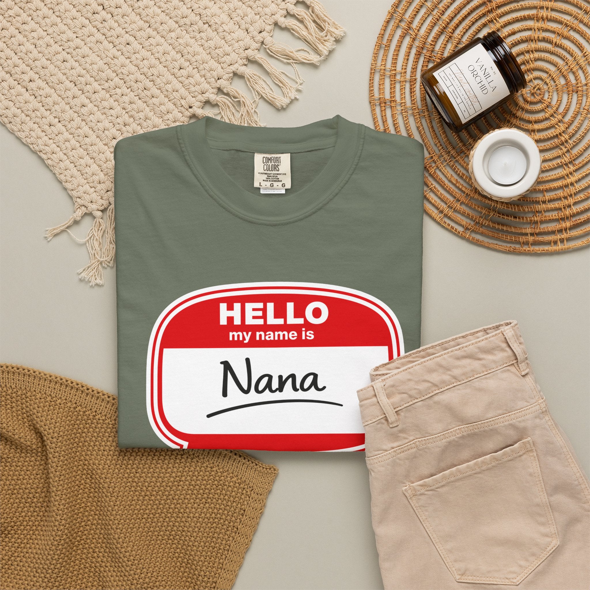 Hello My Name Is Nana T-Shirt