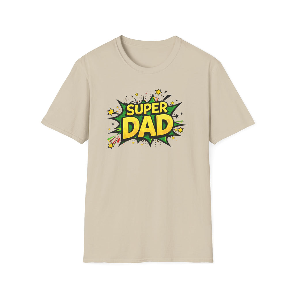 Super Dad Comic-Style T-Shirt — Father's Day Gift Tee