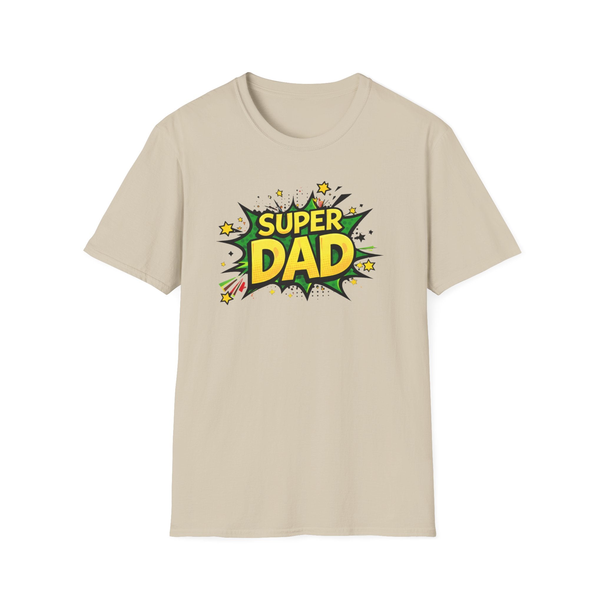 Super Dad Comic-Style T-Shirt — Father's Day Gift Tee