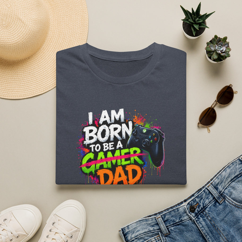 "I Am Born To Be A Gamer Dad" T‑Shirt