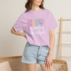 Grandma T-Shirt — "My Grandkids Have My Heart" Pastel Graphic Tee
