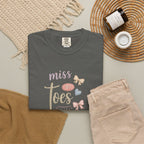 Miss My Toes Graphic T-Shirt – Cute Baby Feet & Bows Tee