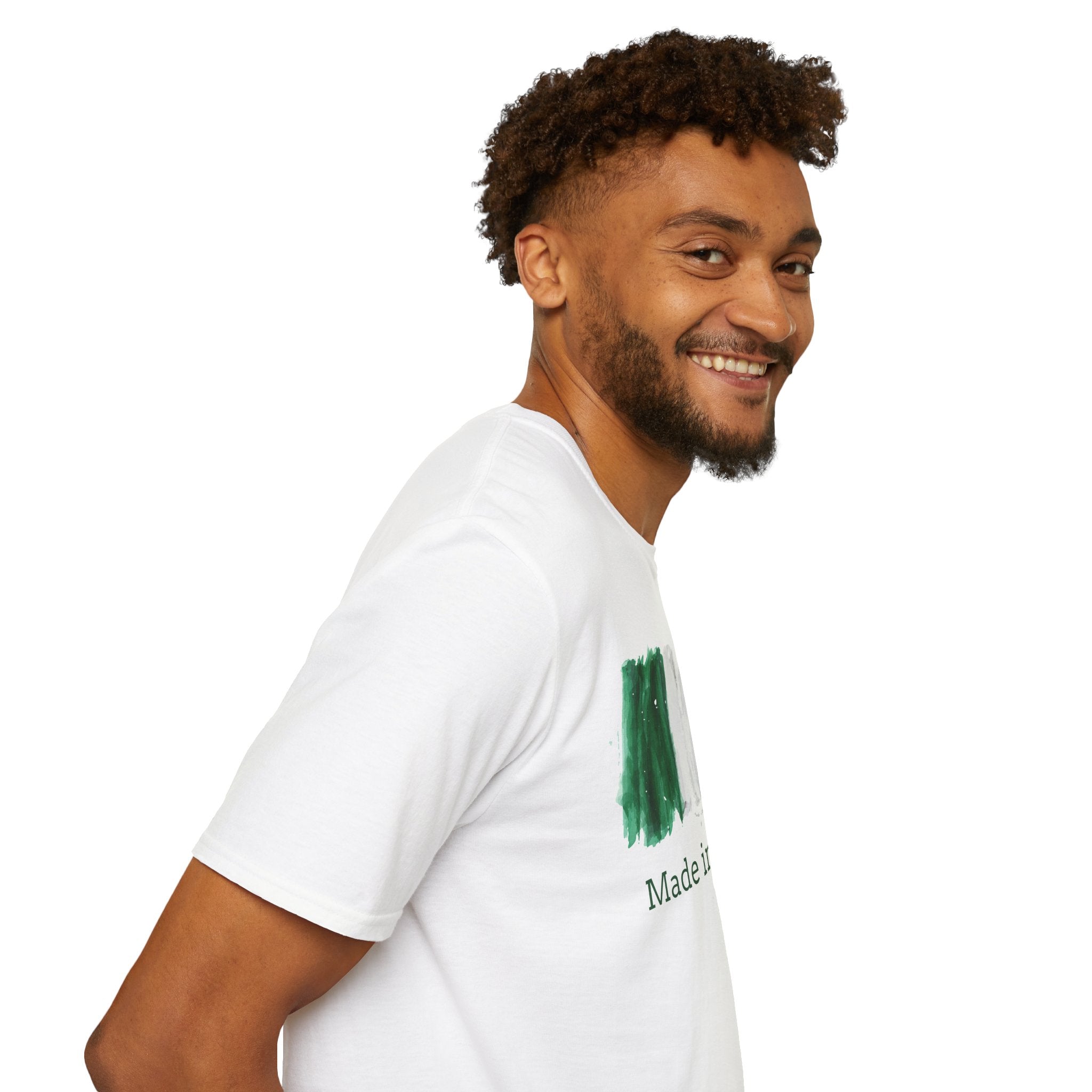 Made in Ireland T-Shirt — Watercolor Irish Flag Tee