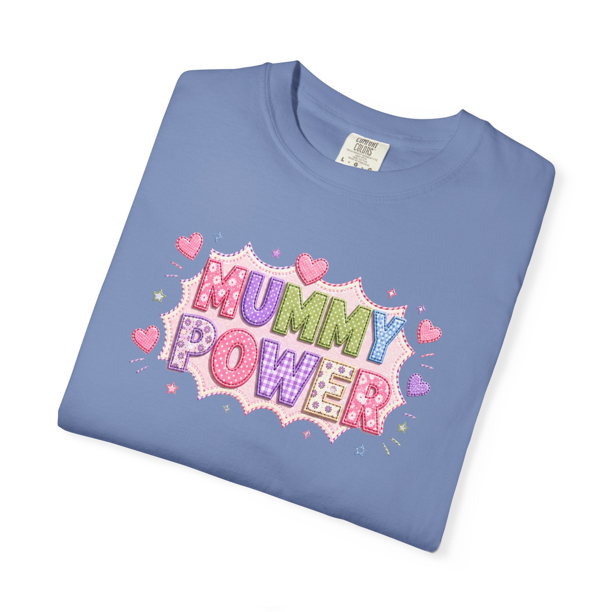 Mummy Power T-Shirt — Cute Pink Heart Mother's Day Tee
