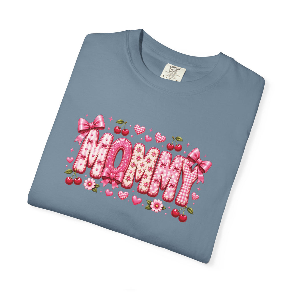MOMMY Floral Heart T-Shirt