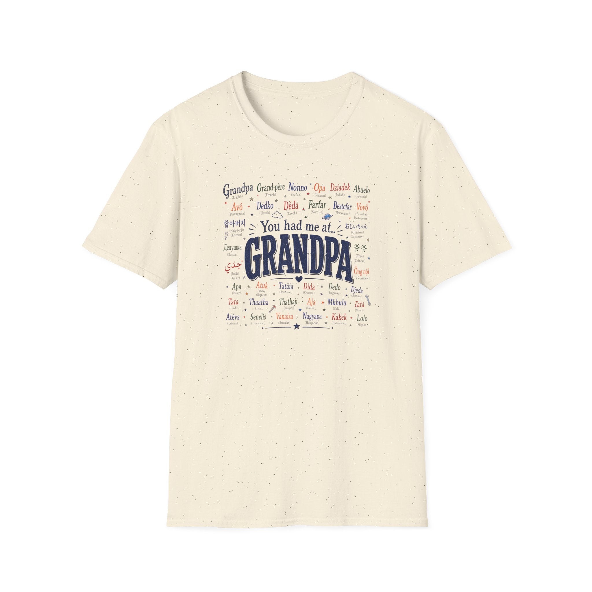 You Had Me at Grandpa T-Shirt — Retro Family Name Gift for Grandfathers