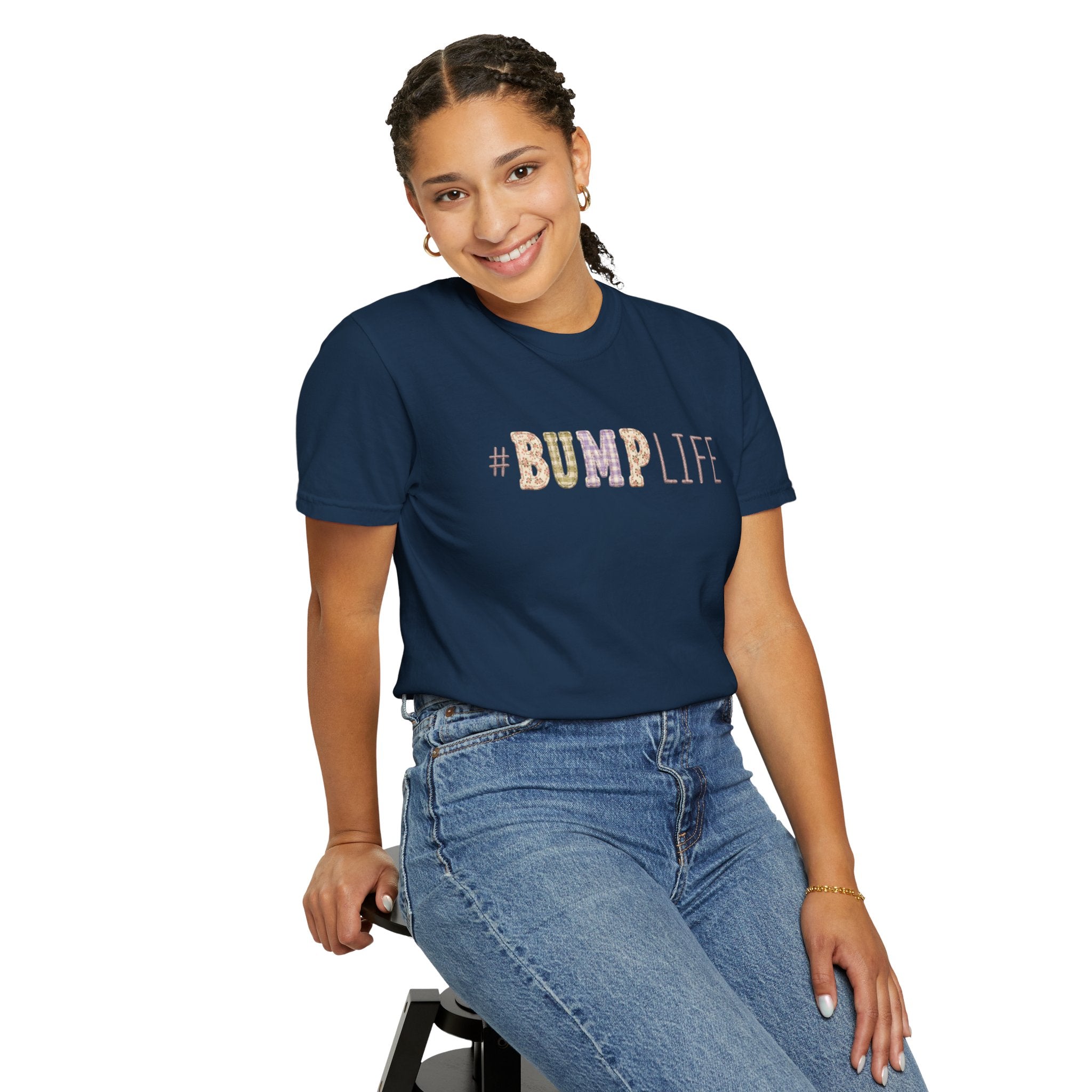 #BUMP LIFE Maternity Tee — Cute Pregnancy Shirt for Expecting Moms
