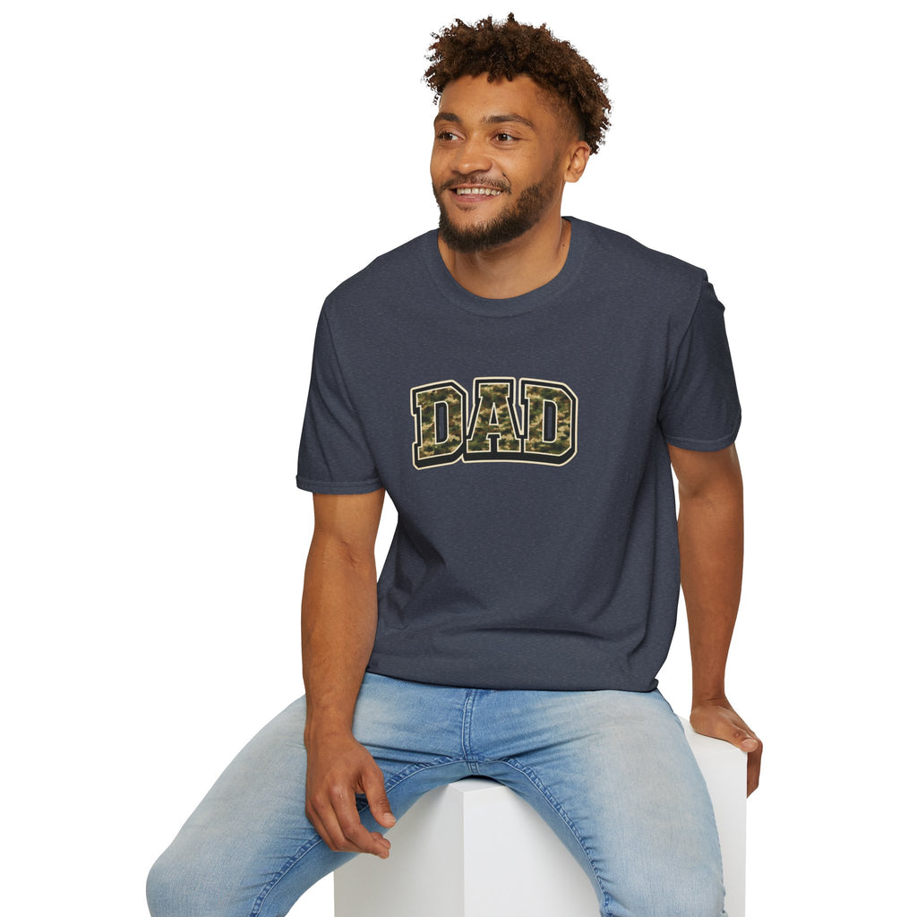 Dad Camo T‑Shirt — Military Camouflage 'DAD' Father's Day Tee