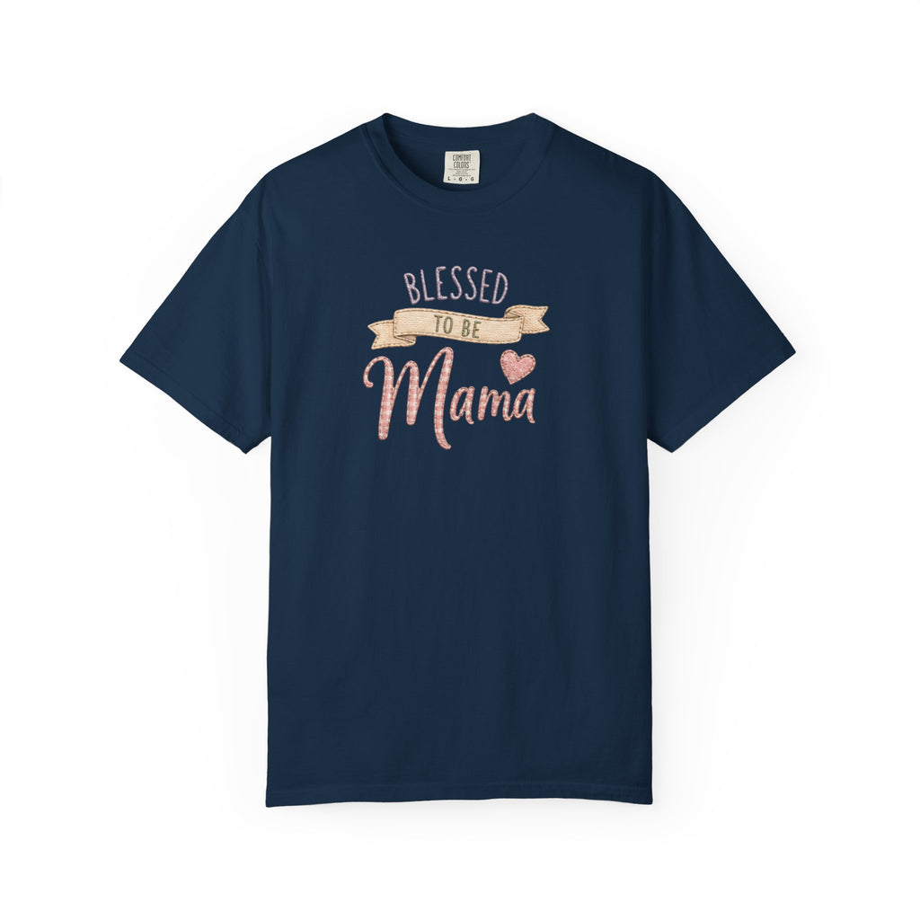 Blessed to Be Mama T-Shirt — Cute Mom Pregnancy Announcement Tee
