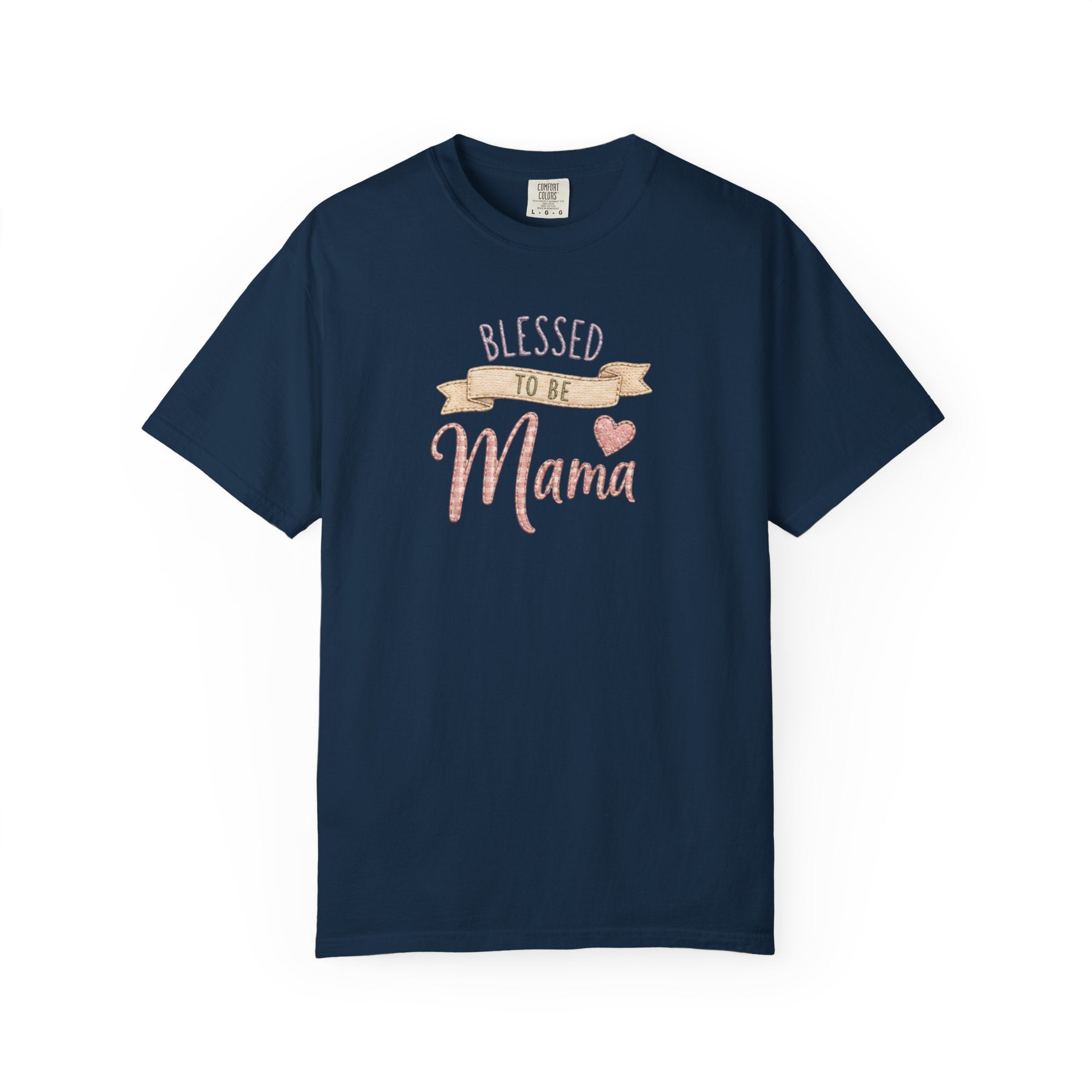 Blessed to Be Mama T-Shirt — Cute Mom Pregnancy Announcement Tee