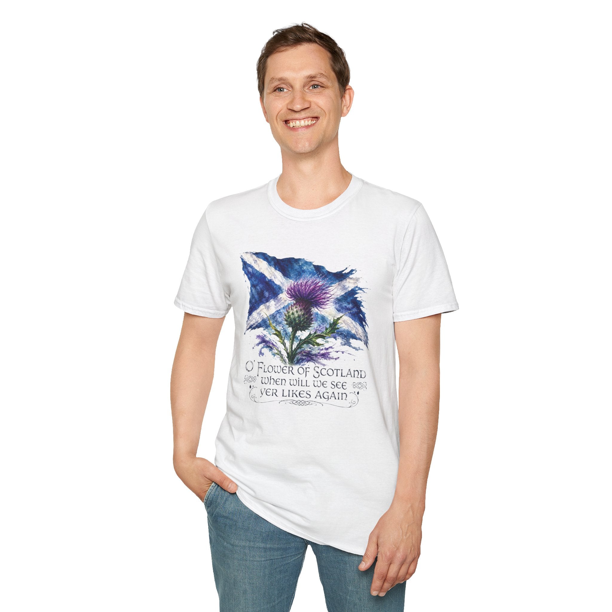 'O Flower of Scotland Flag Tee