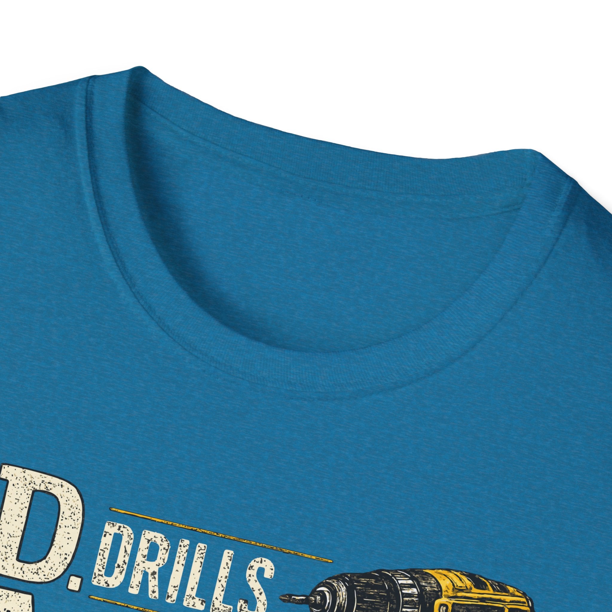 Drills and Damage Dad T-Shirt – Funny Father’s Day Tool Lover Tee