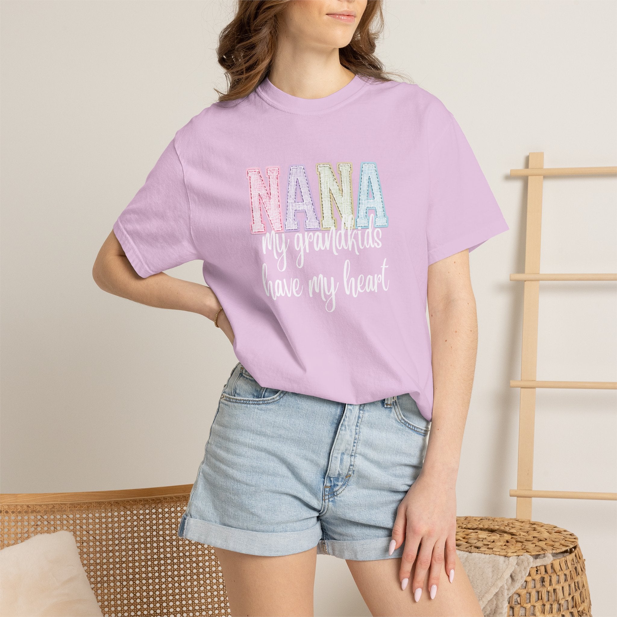 Nana Pastel Lettering T‑Shirt