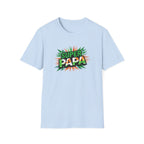 Super Papa Ireland Flag/Irish themed T-Shirt – Comic-Style Father’s Day Tee