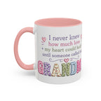 Grandma Colorful Heart Accent Coffee Mug – 'If I knew how much love' Gift