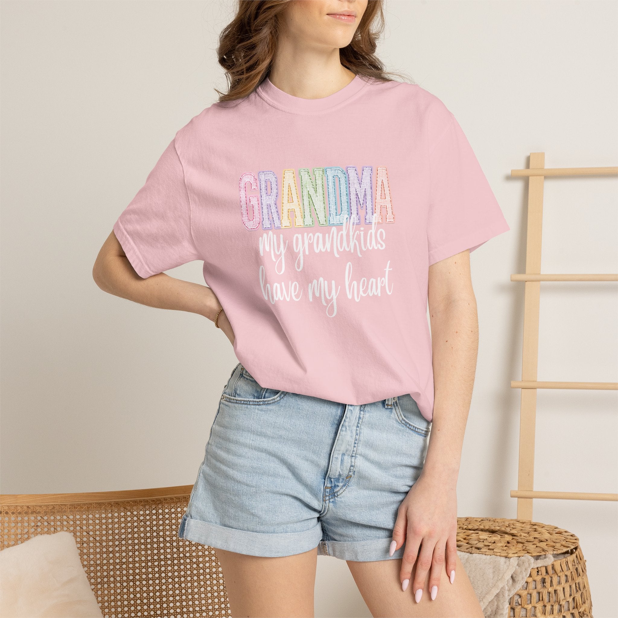 Grandma Pastel Rainbow T-Shirt — Cute Grandma Gift