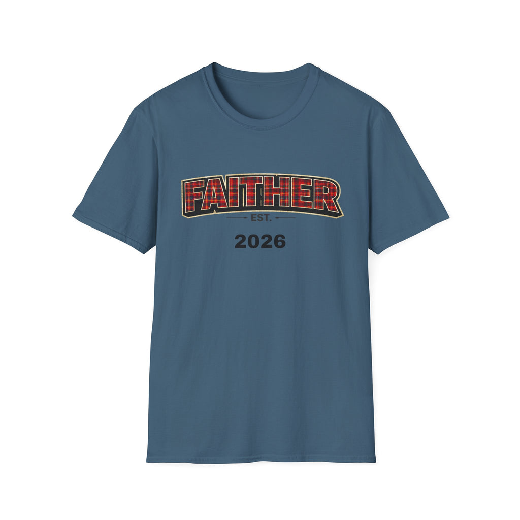FAITHER Tartan Est- Personalised T-Shirt