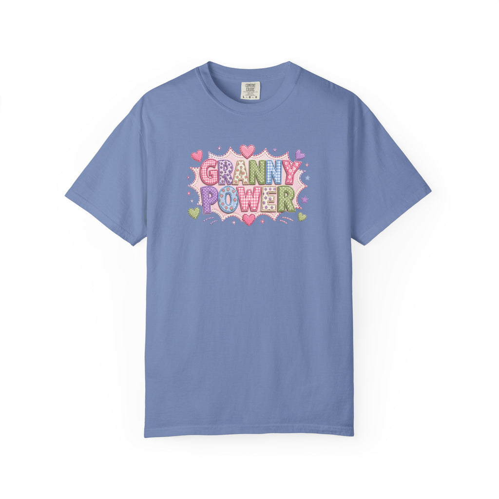 Granny Power T-Shirt — Retro Heart Graphic Tee for Grandmas