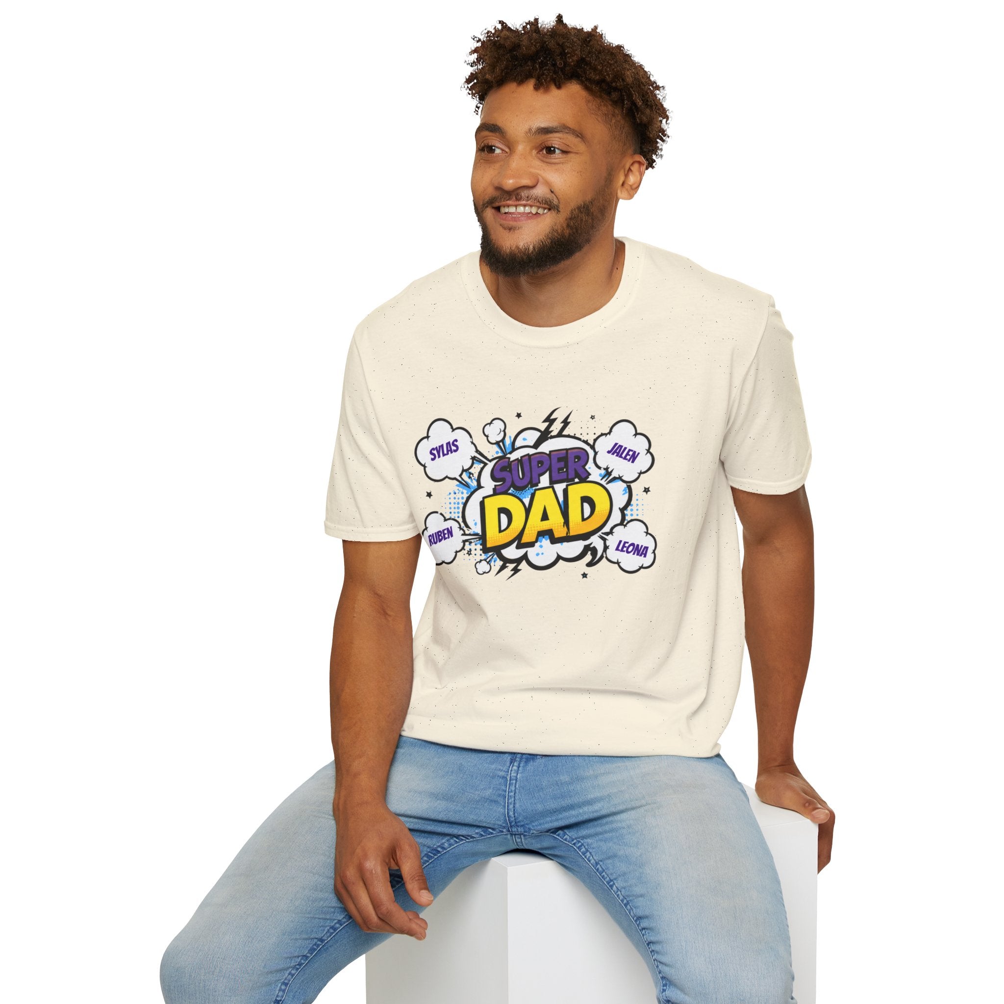 Super Dad Comic Graphic T-Shirt — Father’s Day Gift Tee