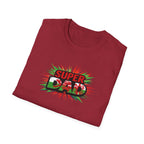 Super Dad Graphic T-Shirt — Wales Flag themed Retro Comic Father's Day Tee