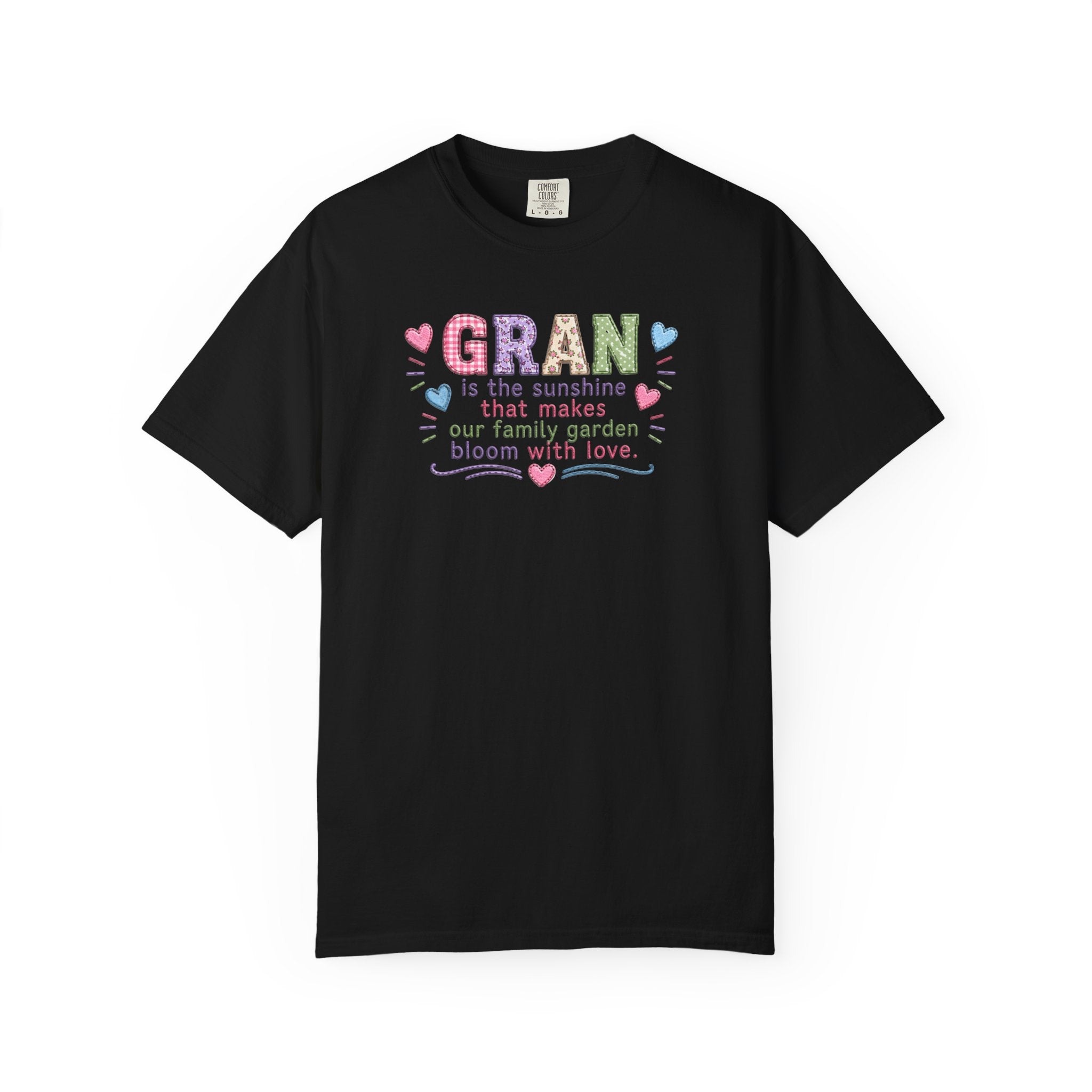 Grandma Floral T-Shirt — "GRAN is the sunshine that makes our family garden bloom with love"