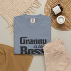 Granny Is the Boss T-Shirt – Funny Grandma Gift, Mother’s Day & Birthday Tee