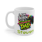 "I Am Born to Be a Gamer Dad" Mug — Personalised