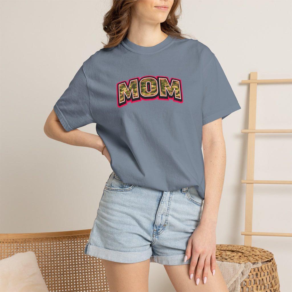 MOM Camo Patch Graphic T-Shirt