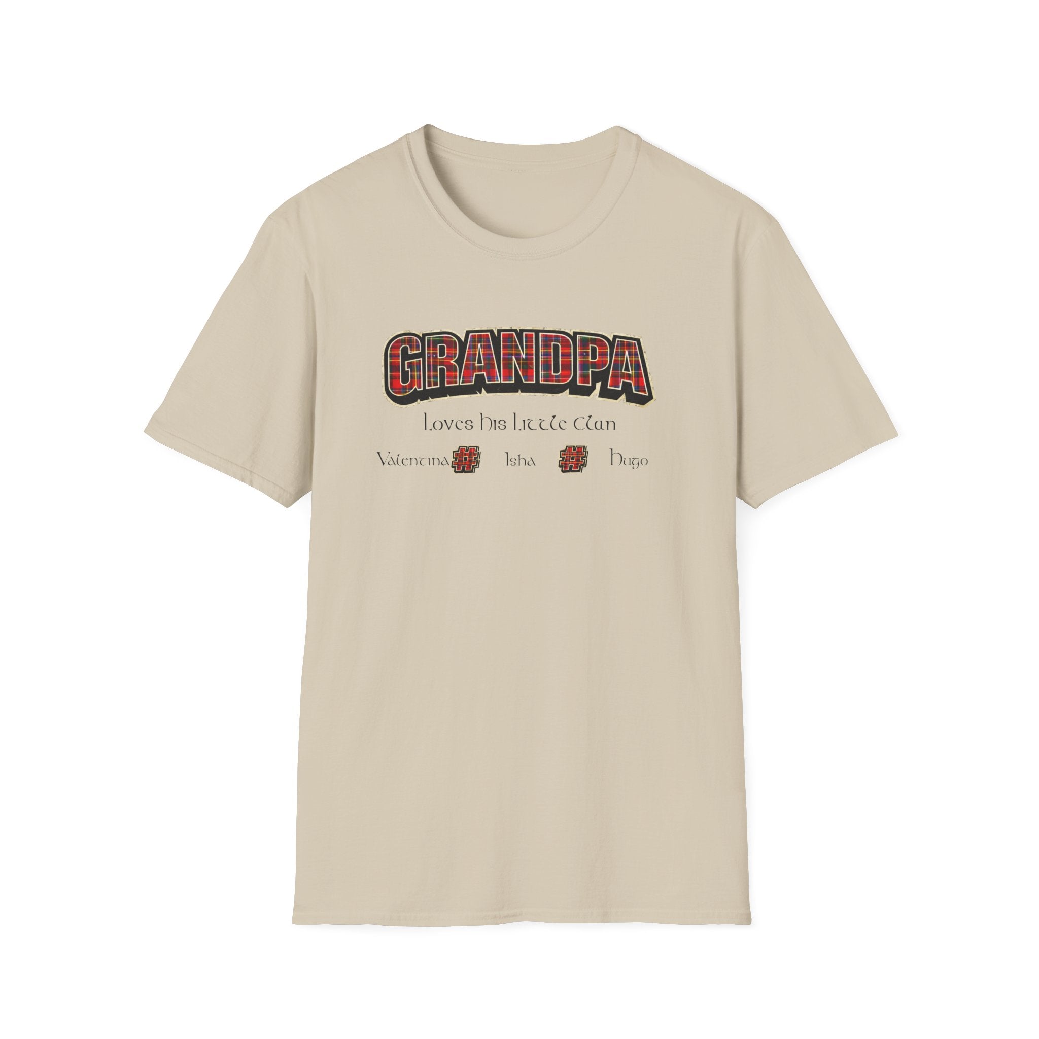 Grandpa Loves His Little Clan T-Shirt — Funny Father's Day Gift for Beer-Loving Grandpa