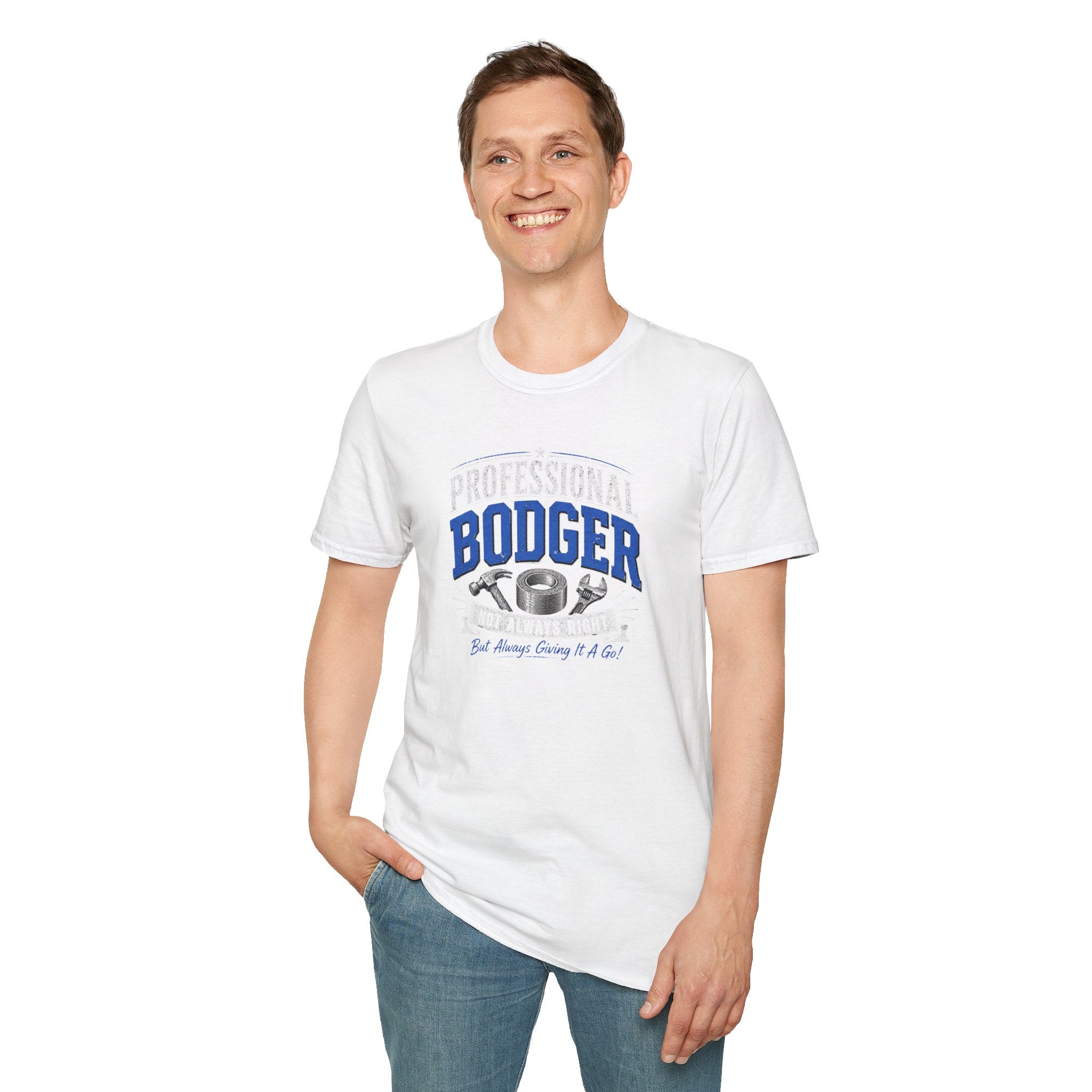 Professional Bodger T-Shirt — "Trying My Best!" Classic Crewneck