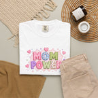 Mom Power T-Shirt — Cute Pastel Heart Mother's Day Tee