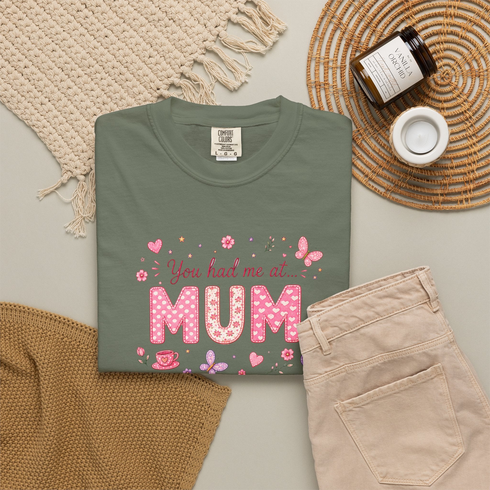 You Had Me at Mum T-Shirt — Cute Pink Mother's Day Tee
