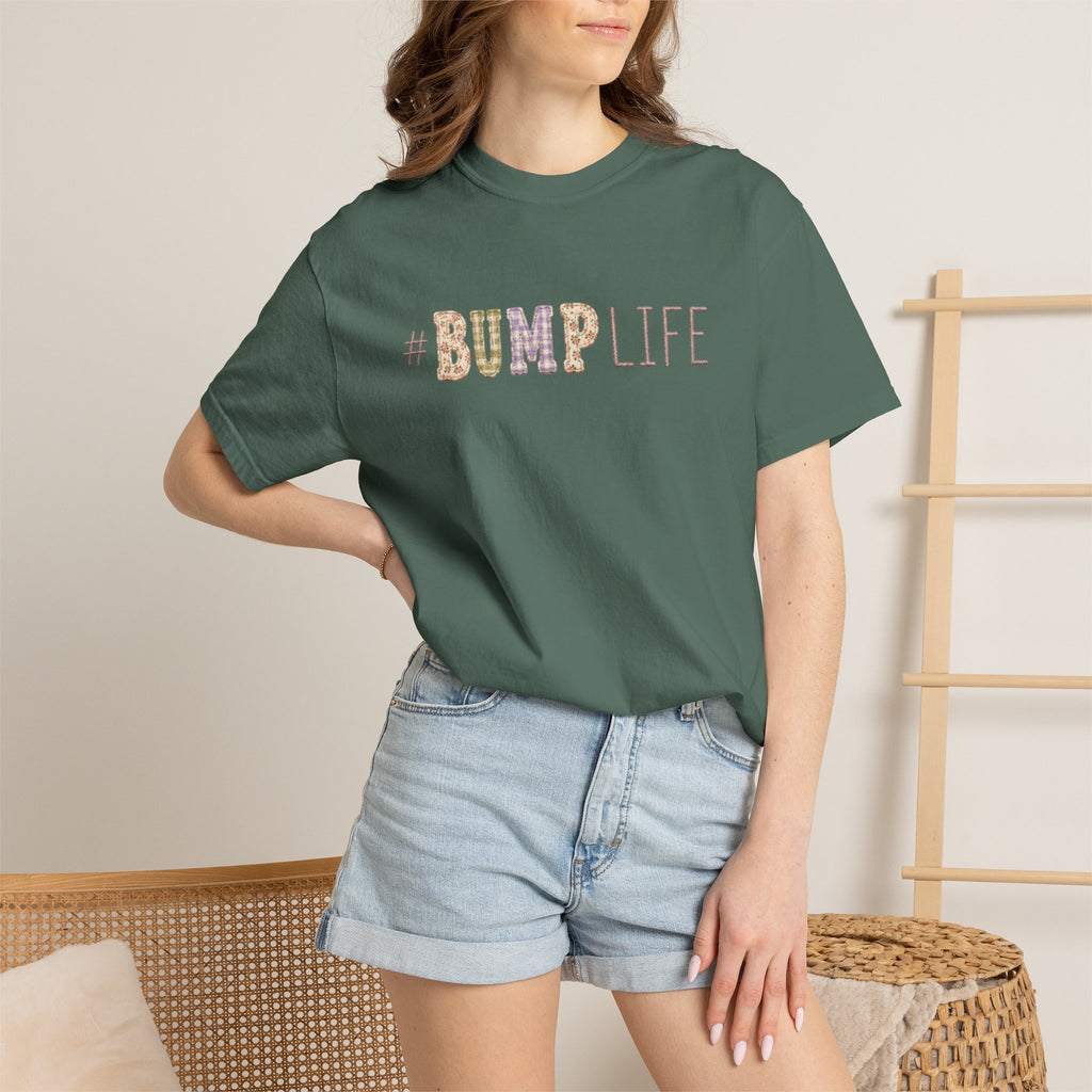 #BUMP LIFE Maternity Tee — Cute Pregnancy Shirt for Expecting Moms