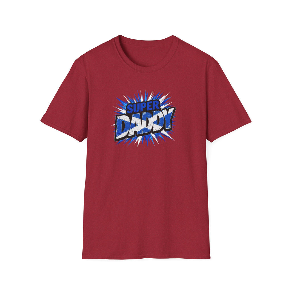 Super DADDY Scotland Flag themed T-Shirt