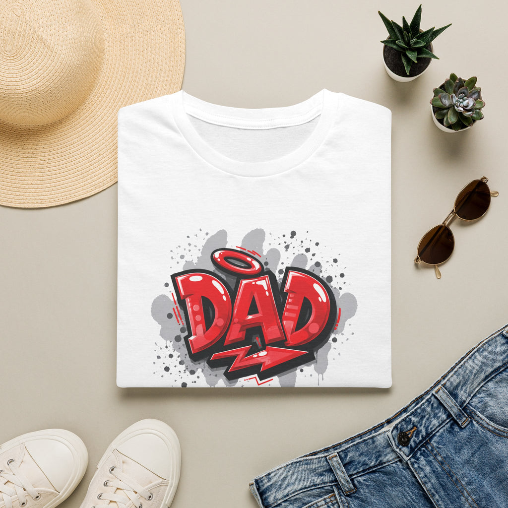 Dad Red Graffiti T-Shirt