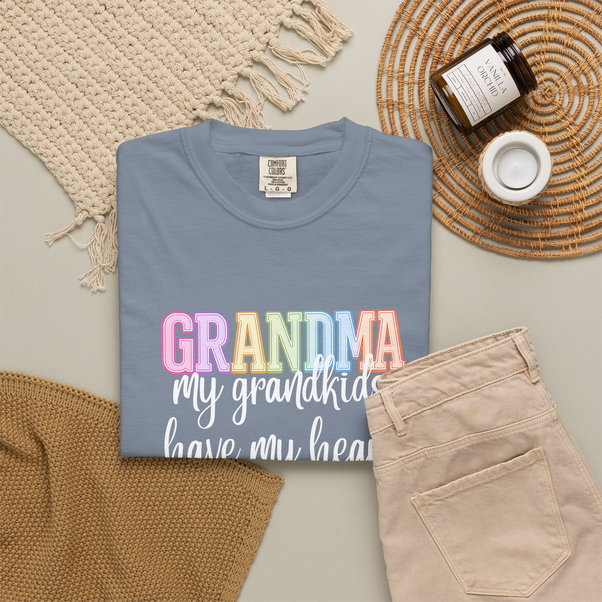 GRANDMA My Grandkids Have My Heart Tee