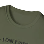 Papa T-Shirt — "I Only Visit Papa for the Biscuits" Funny Grandpa Gift