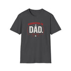 Promoted to Dad T-Shirt — New Dad Announcement Gift, Father’s Day Tee