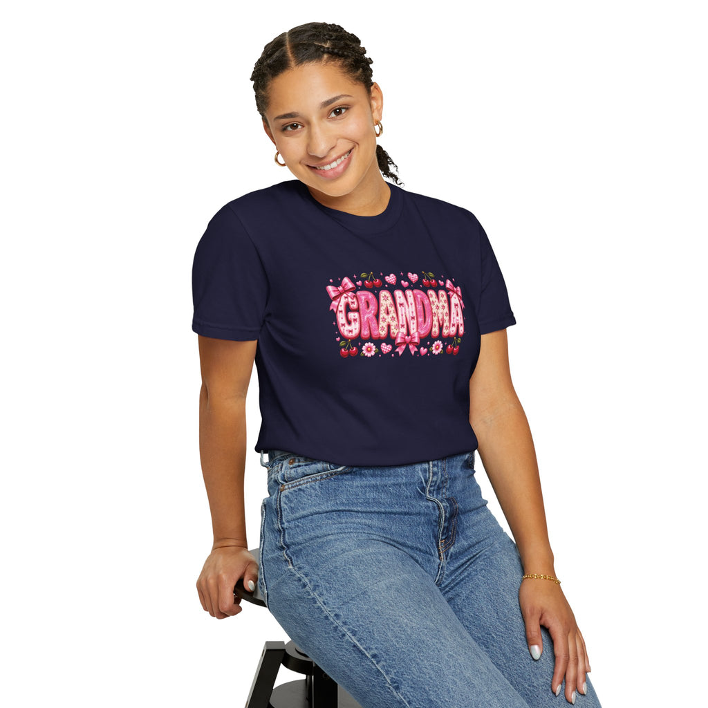 GRANDMA Floral Heart T-Shirt