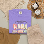 Nana T-Shirt — "My Favourite People Call Me Nana" Floral Grandma Gift Tee