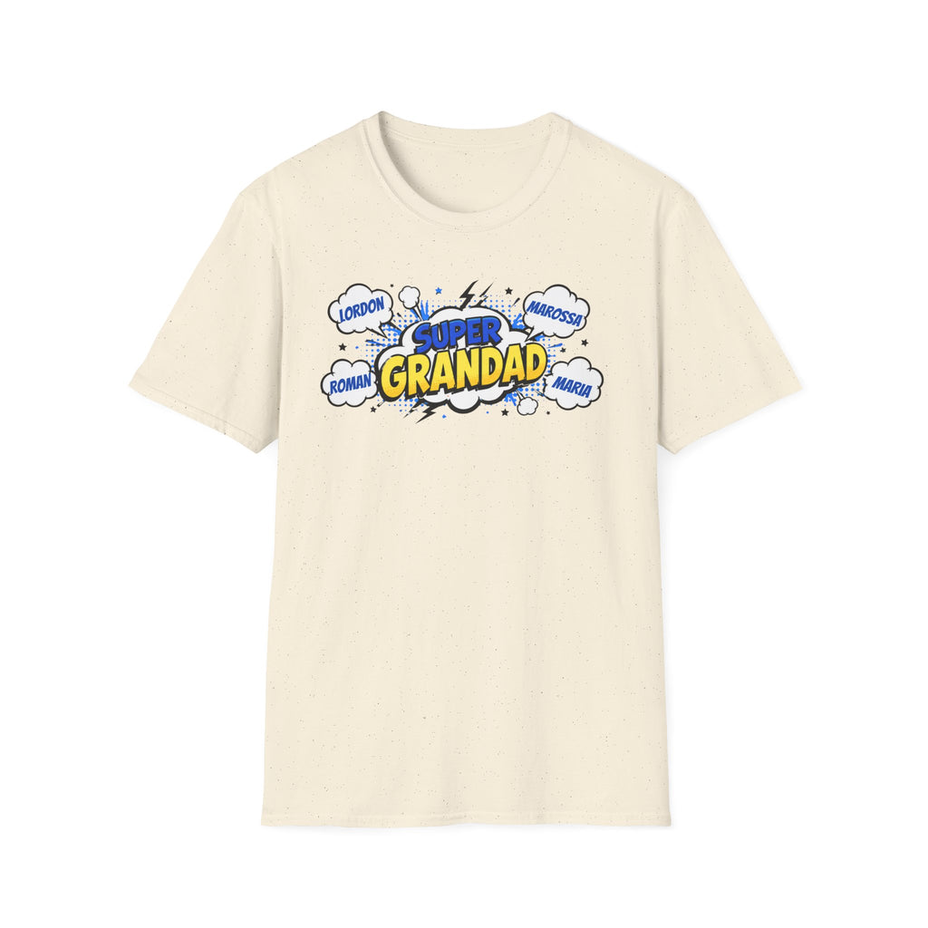 Super Grandad Comic-Style T-Shirt