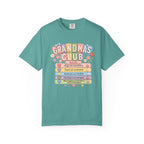 Grandma's Club T-Shirt — Cute Floral 'Grandma's Club' Rules Tee