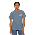 Mom Name Tag T-Shirt — "Hello, Mom" Casual Tee