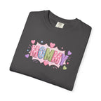 Mommy Hearts T‑Shirt — Cute Pastel 'MOMMY' Graphic Tee for Mother's Day & New Moms