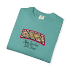 Nana Leopard Print T-Shirt — "Nana (who loves her little troops)" Grandma Gift