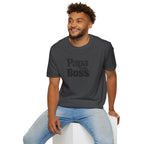 T-Shirt — "Papa is the Boss" Funny Father's Day Tee